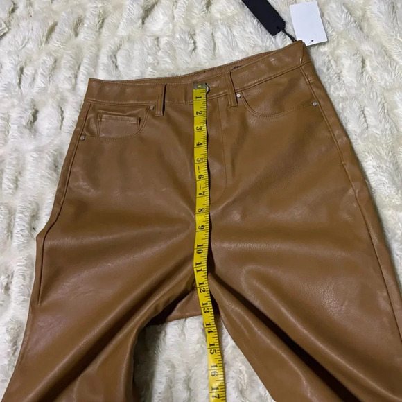 NWT BLANKNYC Women’s Baxter Leather Nude Pants - Picture 15 of 15
